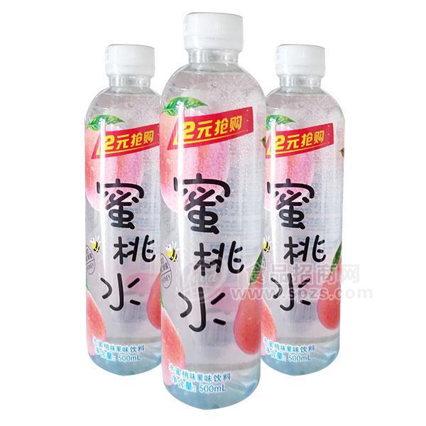 蜜桃水 水蜜桃味果味饮料500ml