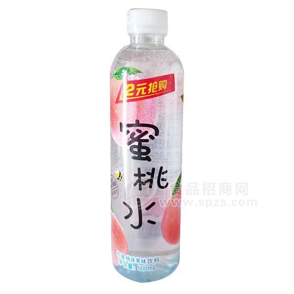 蜜桃水水蜜桃味果味饮料500ml