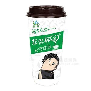 非你杯茶  台湾抹绿红豆奶茶 招商