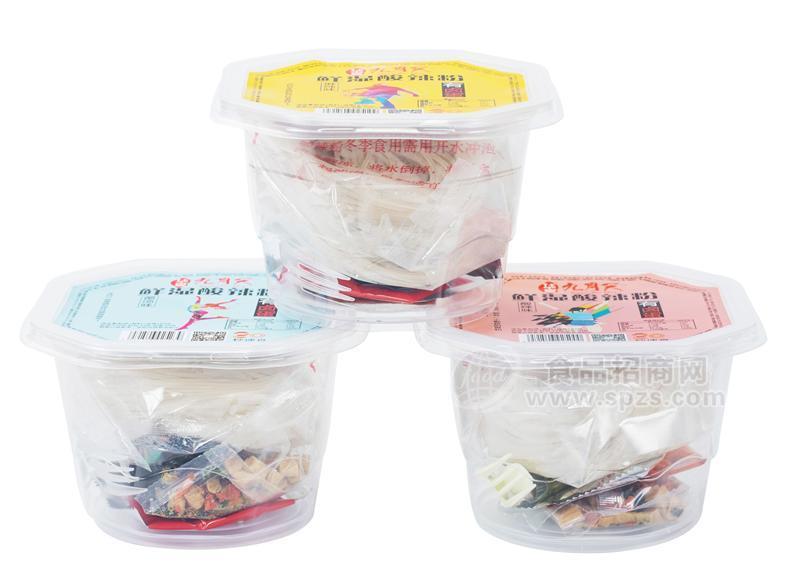 ·华夏九月天鲜湿酸辣粉有卤蛋麻辣味183克效果展示招商 