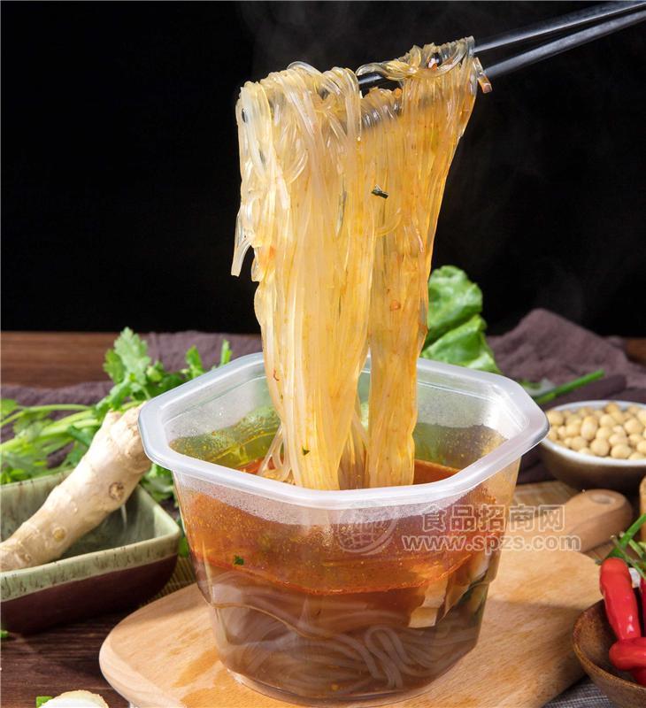 ·华夏九月天20秒速食鲜湿酸辣粉183克酸辣味效果展示招商 