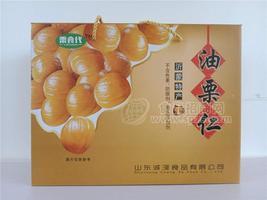 栗時(shí)代沂蒙山特產(chǎn)油栗仁休閑食品禮盒裝招商