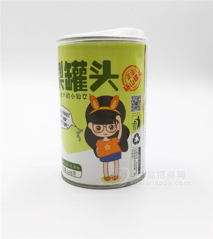 慣丫頭碭山梨罐頭招商