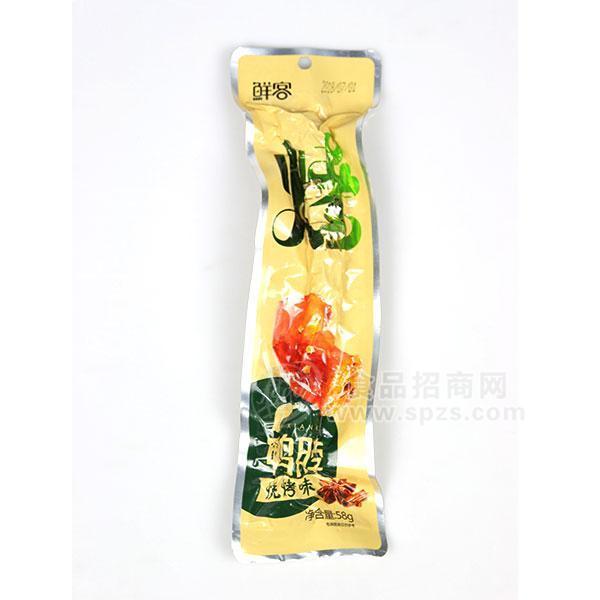 鮮客烤鴨脖燒烤味休閑食品58g