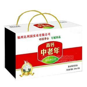 高鈣中老年舒適養(yǎng)生奶復(fù)合蛋白飲品 250mlx12盒