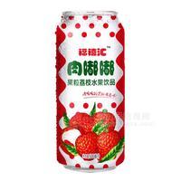 福禧匯肉嘟嘟果粒荔枝水果飲品果汁飲料500ml