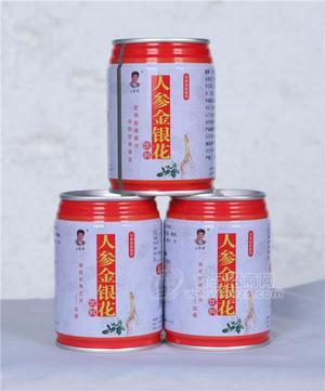 王振国牌  人参金银花  植物饮料  245ml*12瓶招商