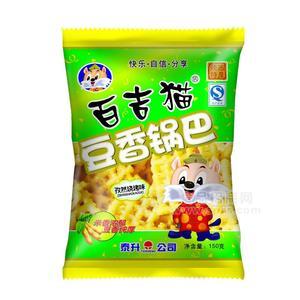 百吉猫豆香锅巴150g烧烤味招商