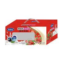 完达山酵酸乳草莓味乳饮料250mlx12盒