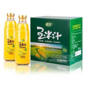 盛牧玉米汁飲料 植物飲料1Lx6瓶