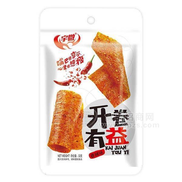 宇微 開卷有益 香辣味 辣條 調(diào)味面制品 32g