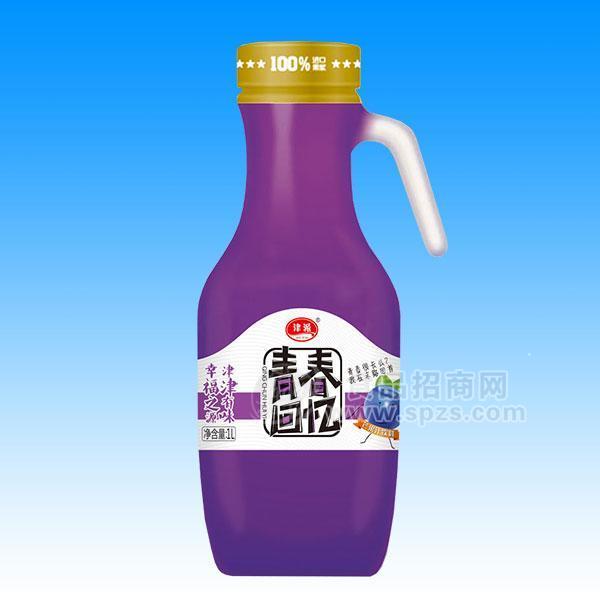 ·津派 青春回忆 蓝莓汁饮料 1L 