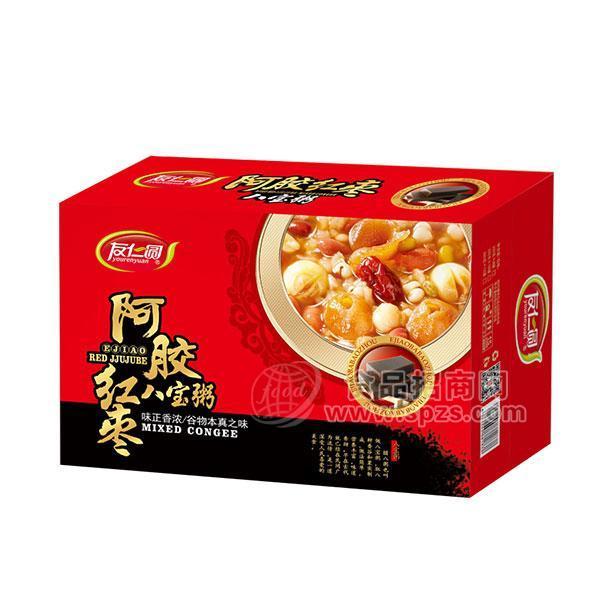 ·友仁圆阿胶红枣八宝粥箱装 