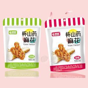 甜柳柳 懷山藥麻花 蔥香味 休閑食品 138g
