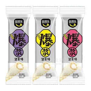 蓓嘉乐 爆浆坚果棒 膨化休闲食品招商