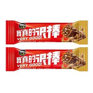 蓓嘉乐 黑巧克力涂层夹心米果
