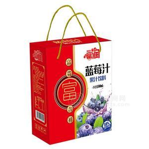 福旺旺富润蓝莓汁饮料果汁饮料礼盒装