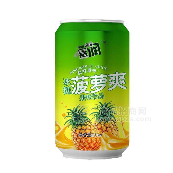 福旺旺富潤冰糖菠蘿爽果汁飲料270ml