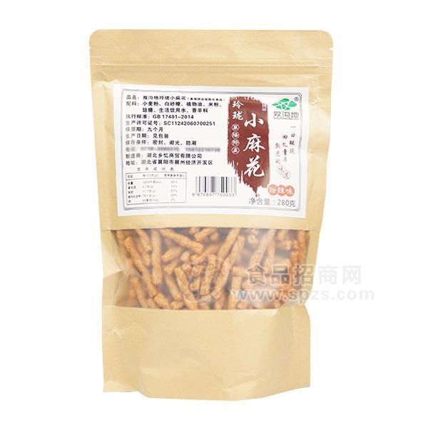 雙溝地玲瓏小麻花甜辣味休閑食品280g