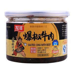 龙泽爆椒牛肉辣椒酱400g