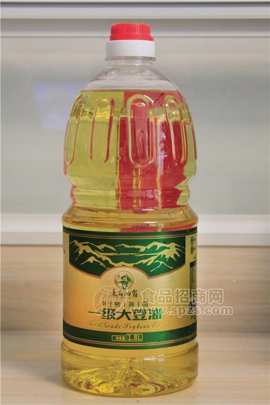 长白油翁一级大豆油1.8L*6瓶 整箱招商