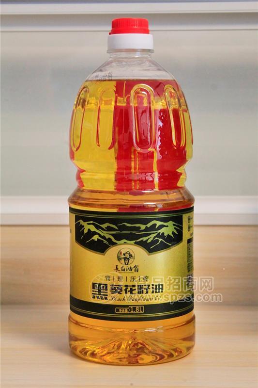 長白油翁 黑葵花籽油 1.8L*6瓶 整箱招商