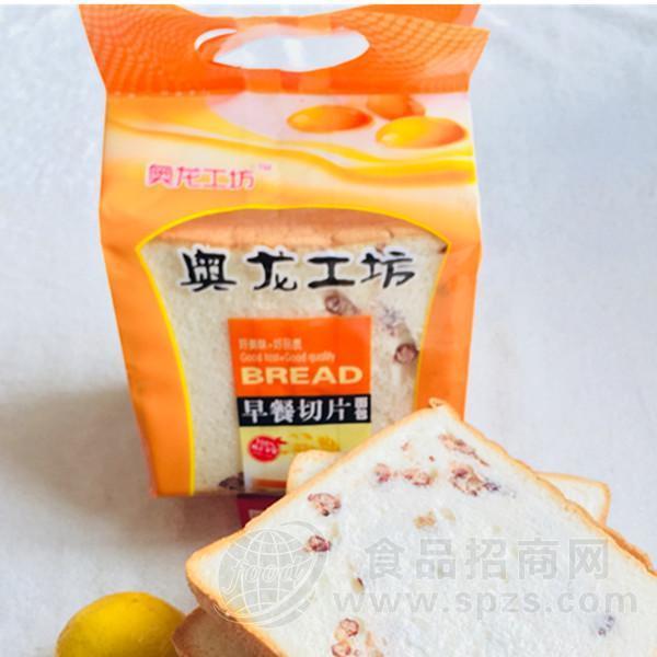奥龙工坊早餐切片面包方便食品