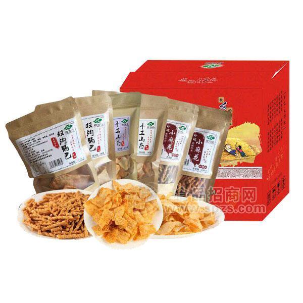 雙溝地雙溝鍋巴禮盒裝休閑食品