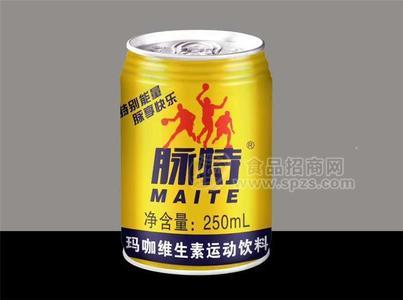 脈特特飲瑪咖維生素運(yùn)動(dòng)飲料 易拉罐裝