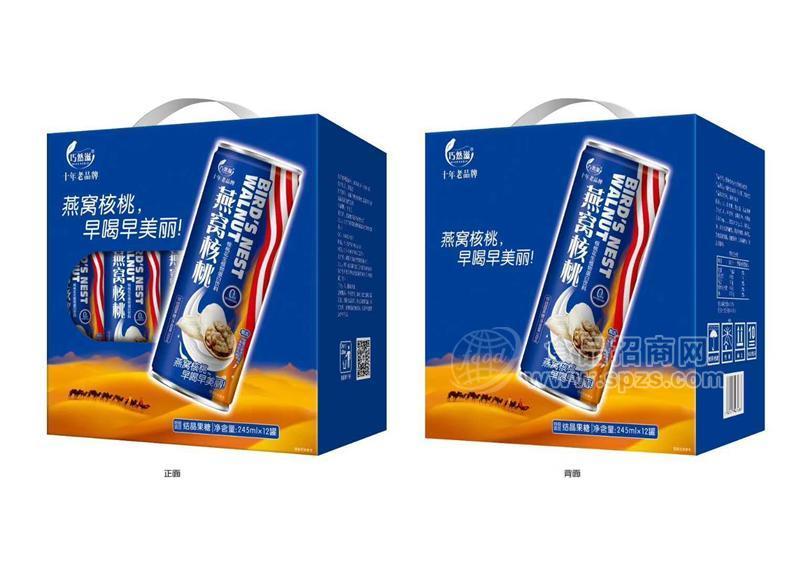巧然滋燕窩核桃禮盒裝 245ml×12罐