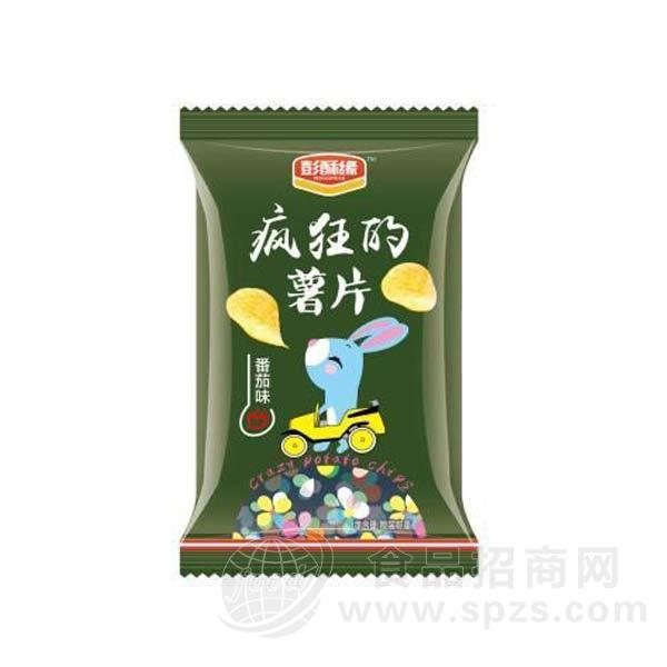 彭酥缘薯片膨化食品休闲食品番茄味