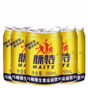 脉特特饮玛咖能量饮料维生素饮料易拉罐饮料