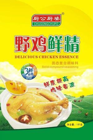 厨公厨婆野鸡鲜精1000g/袋