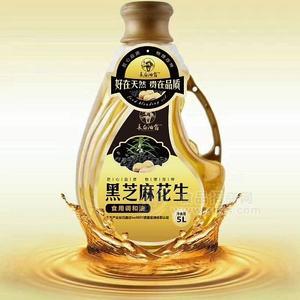 長白油翁 黑芝麻花生調和油 5L*4瓶