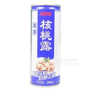 利智园原浆核桃露 植物蛋白饮料240ml