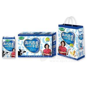 養(yǎng)生冠高鈣燕麥牛奶 復(fù)合蛋白飲品245ml