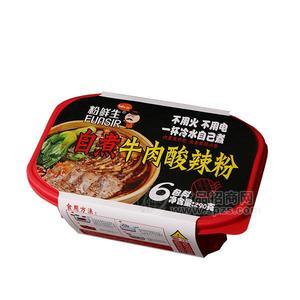 粉鲜生自煮牛肉酸辣粉自热方便酸辣粉290g
