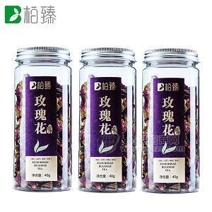 柏臻玫瑰花茶 甘肃苦水玫瑰花茶120克招商