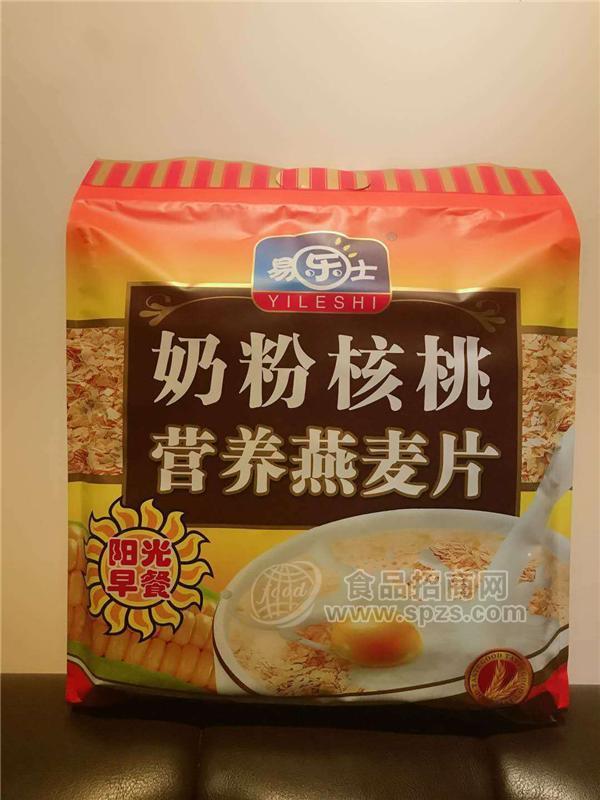 易乐士450g奶粉核桃营养燕麦片食品招商