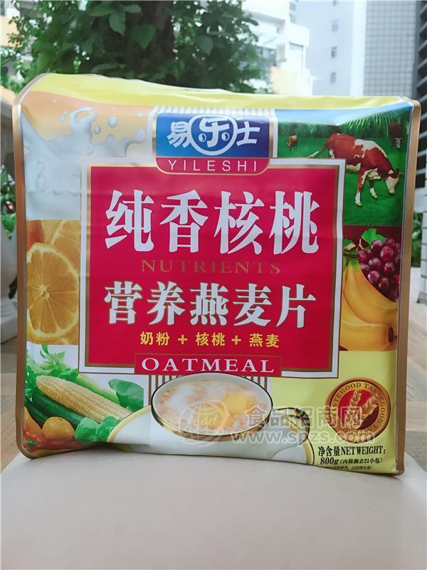 易乐士800g纯香核桃营养燕麦片
