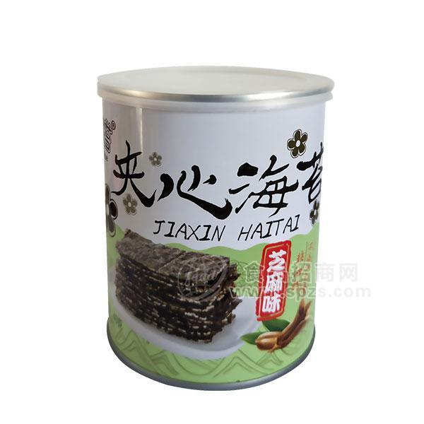 夹心海苔芝麻味休闲食品非油炸