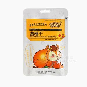 松鼠萌黄桃干 蜜饯果脯58g