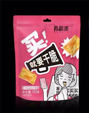 清新派 抖腿香葱排骨味小饼干