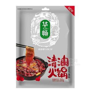 華暢清油火鍋底料200g