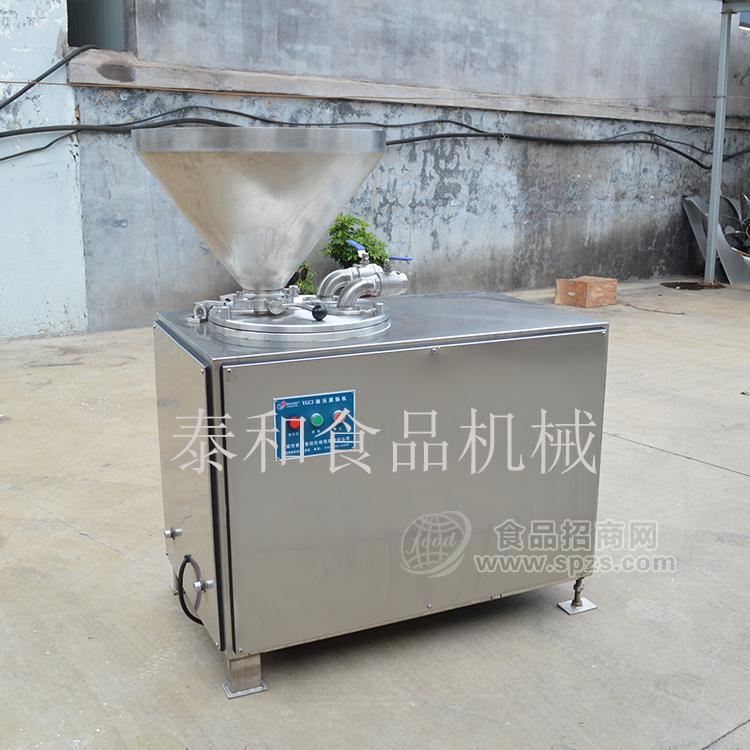 40型液压灌肠机的产量，单管双管液压灌肠机