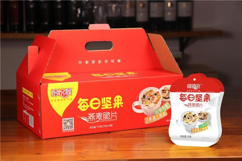 恰恰猴每日坚果燕麦脆片