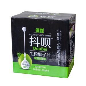 银露抖呗生榨椰子汁1.25kgx6瓶