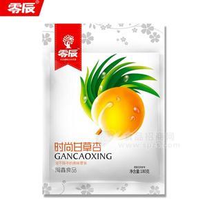 零辰時尚甘草杏零食果脯休閑食品180g