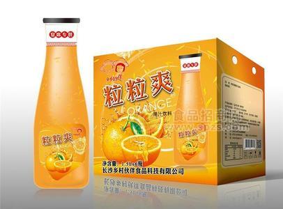 鄉(xiāng)村伙伴橙汁 粒粒爽1.5L×6瓶