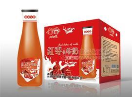 鄉(xiāng)村伙伴紅棗牛奶 乳味飲料 1.5L×6瓶